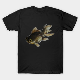 Black Moor Goldfish with Golden Belly T-Shirt